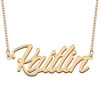 necklace with name kaitlin for his her family member best friend birthday gifts on christmas mother day valentines day