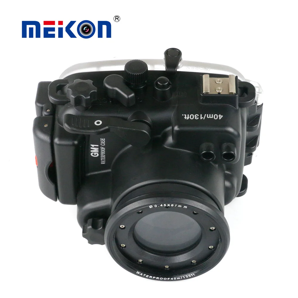 Водонепроницаемый подводный чехол для камеры Panasonic GM1 12 32m Meikon 40M 130ft|underwater housing|hard