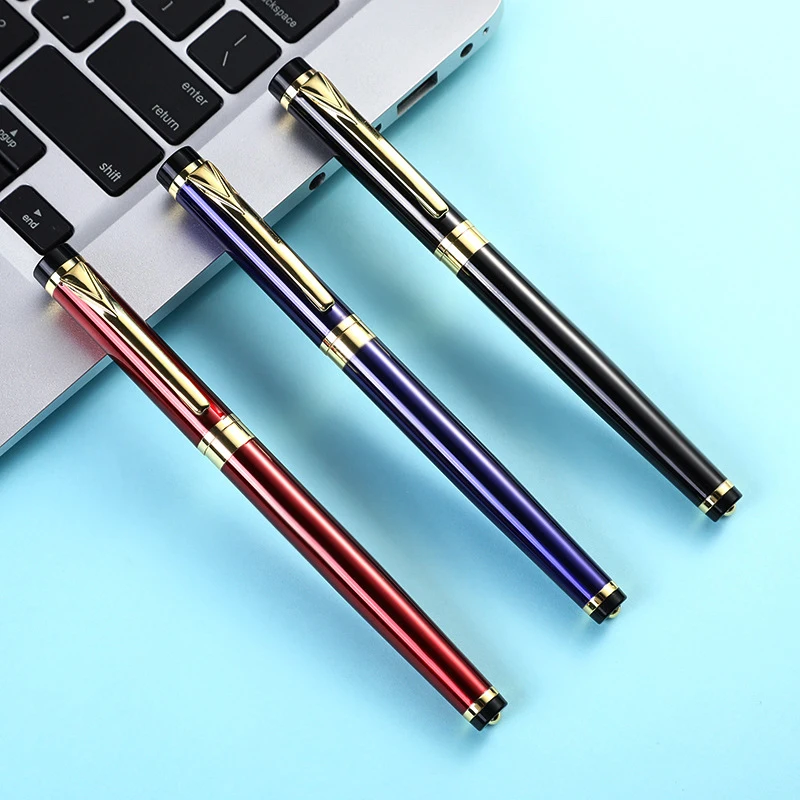 

0.5mm 2020 New Pen High Quality Metal Business Gift Promotional Gift Pen With School Memorial Or Student Office Writing Pen