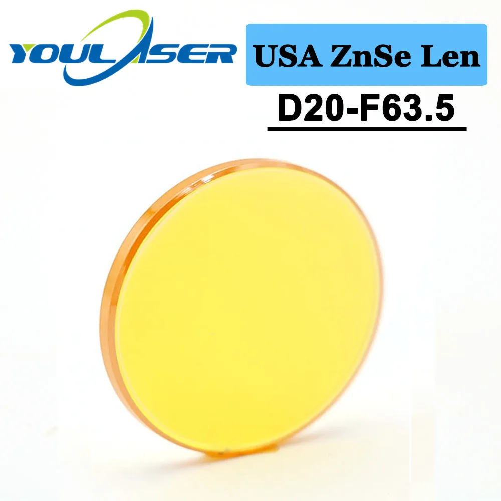 Лазерная Фокусирующая линза США CVD ZnSe диаметром 20 мм FL63.5mm 2 5 дюйма для CO2