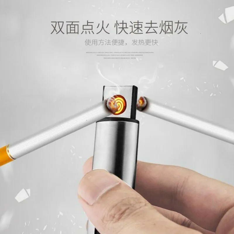 Usb зарядка ветрозащитная Зажигалка электронный точечный детектор