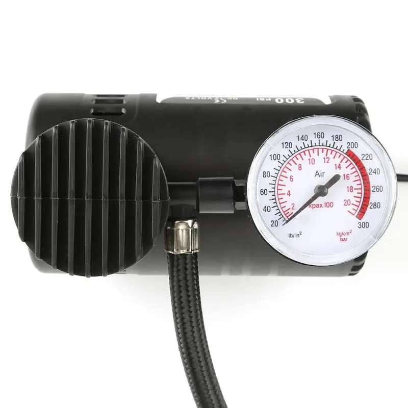 

Mini Air Compressor 300 PSI Tire Inflator Pump ABS Automotive Durable Vehicle DC 12V Car Tire Tools Tire Infaltor Pump