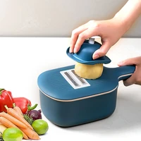 vip exclusive manual wet basket vegetable cutter onion multifunctional grater with container mandoline kitchen chopper 4 blade