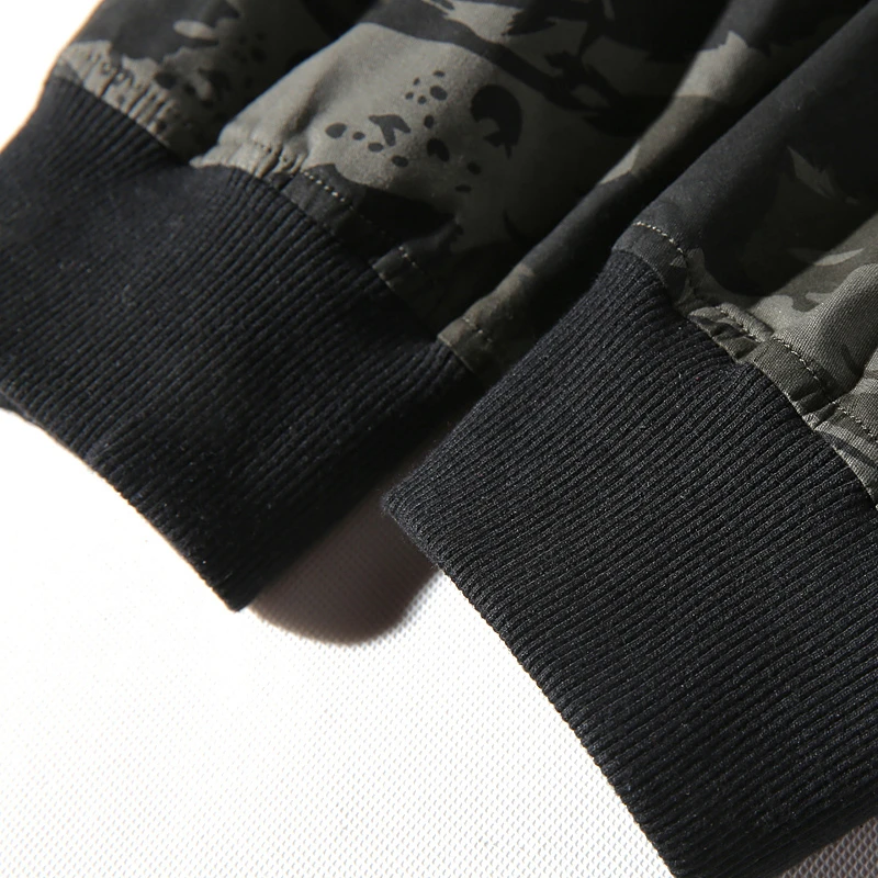 

Men Teens Camo Pants Hip Hop Patchwork Camouflage Military Cargo Trouser Casual Cotton Multi Pockets Pant Streetwear Trousers