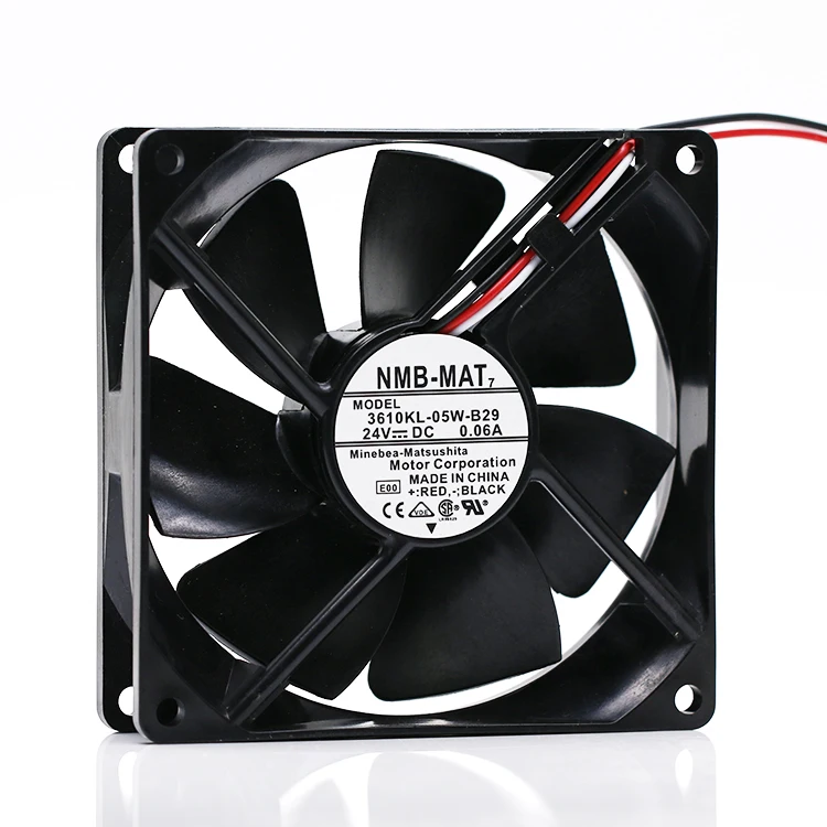 

wholesale 10pcs new For NMB 3610kl-05w-b20 3610kl-05w-b29 9025 9225 DC 24V 0.06A 92X92X25mm 2100RPM 33.5CFM inverter welding fan