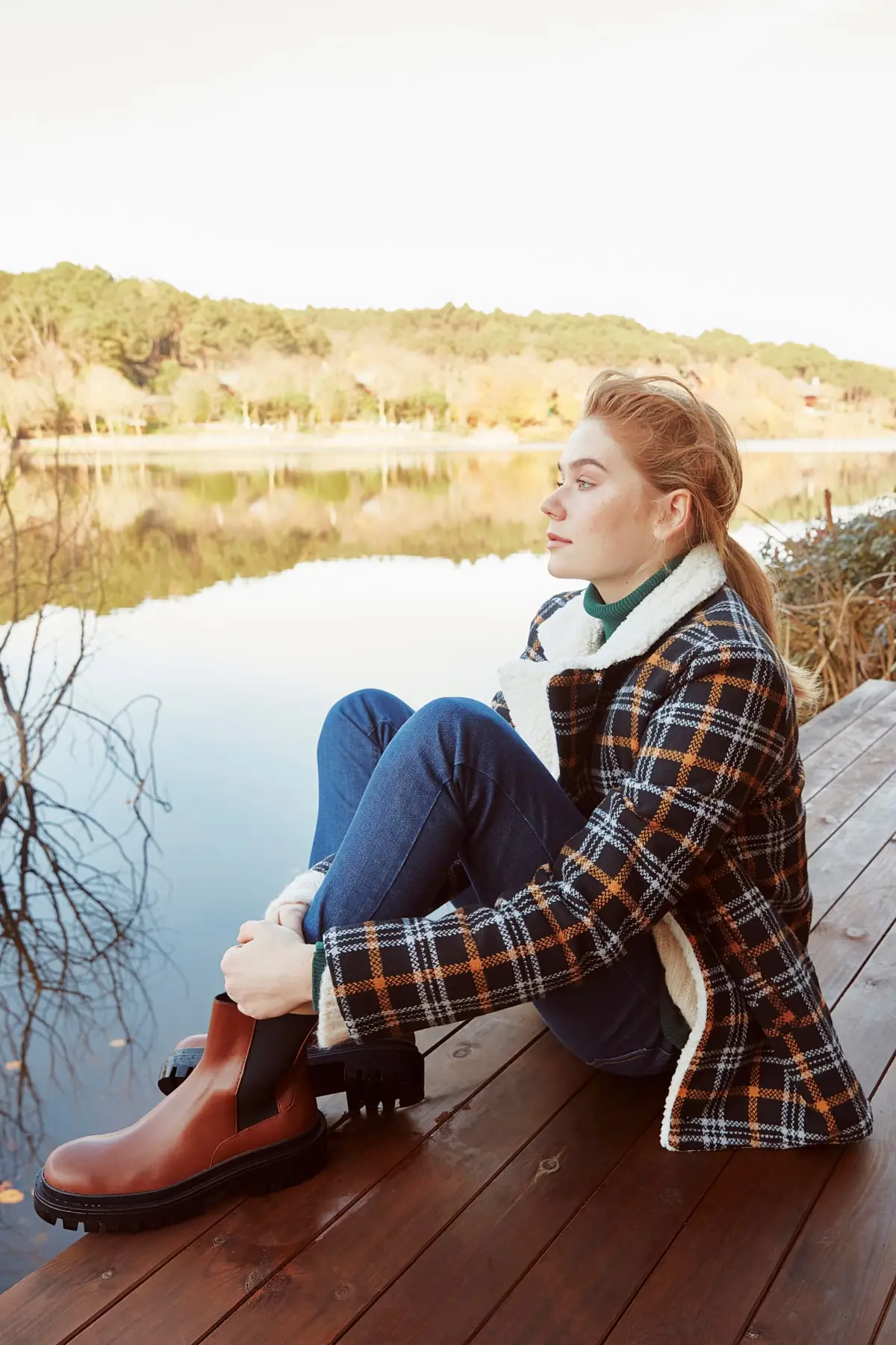 

Trendyol Colar Plush Detail In Quilted Coats TWOAW21MO0131