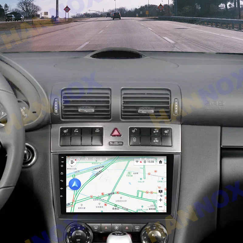 HANNOX QLED 4G Android 11 Multimedia Player Autoradio GPS For Mercedes Benz C-Class W203/CLC W203/CLK W209 Radio Navigation DVD |