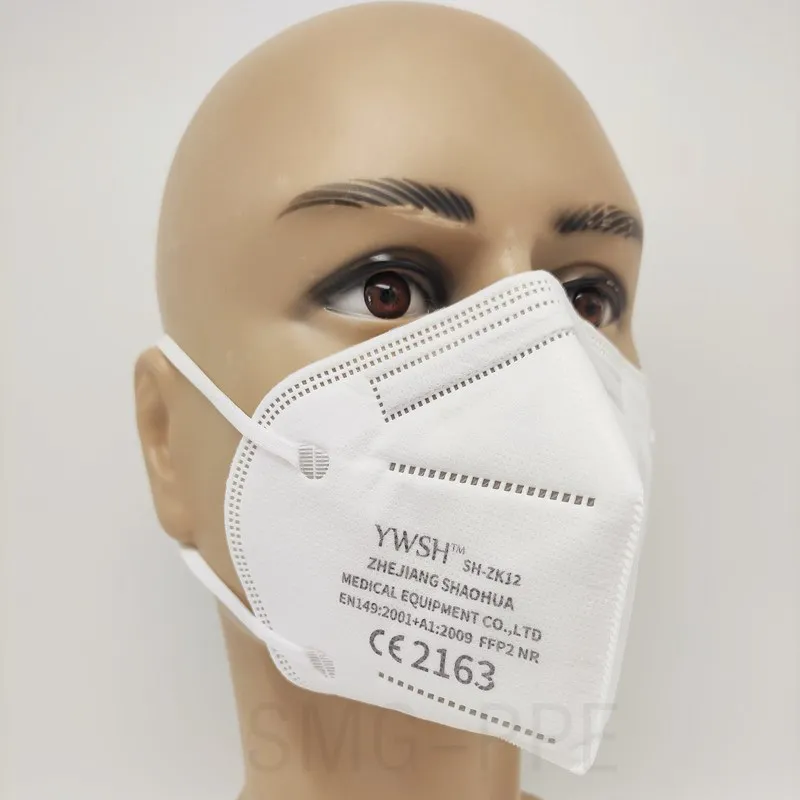 

25pcs FFP2NR Dust Facial Mask Colored maske KN95 with CE Certification Russia EAC Multi-layer High Filteration Work