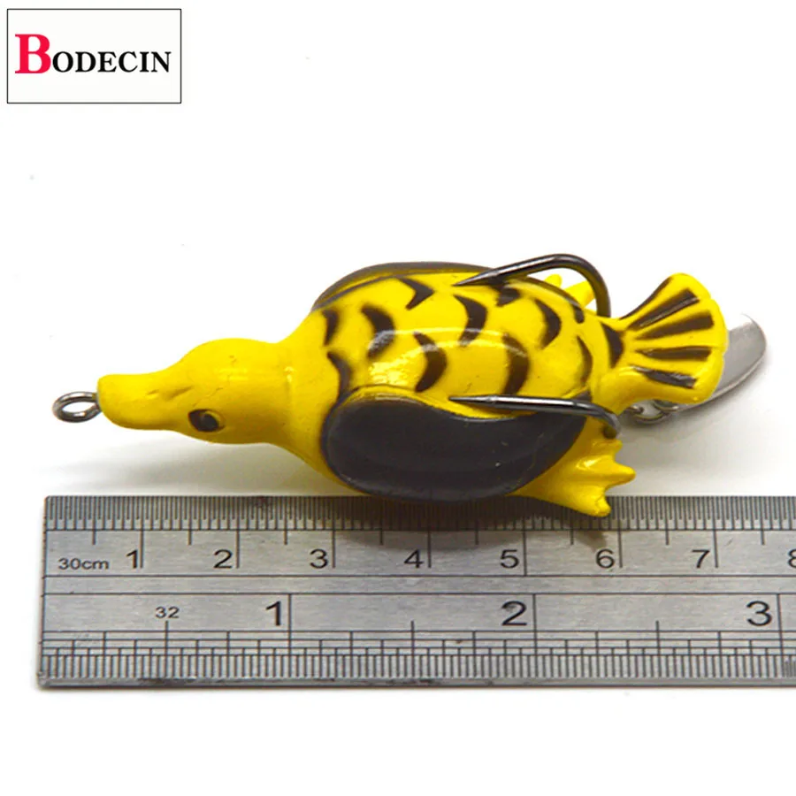 Мягкая пластиковая приманка в виде лягушки со змеиной головой свимбейт для окуня