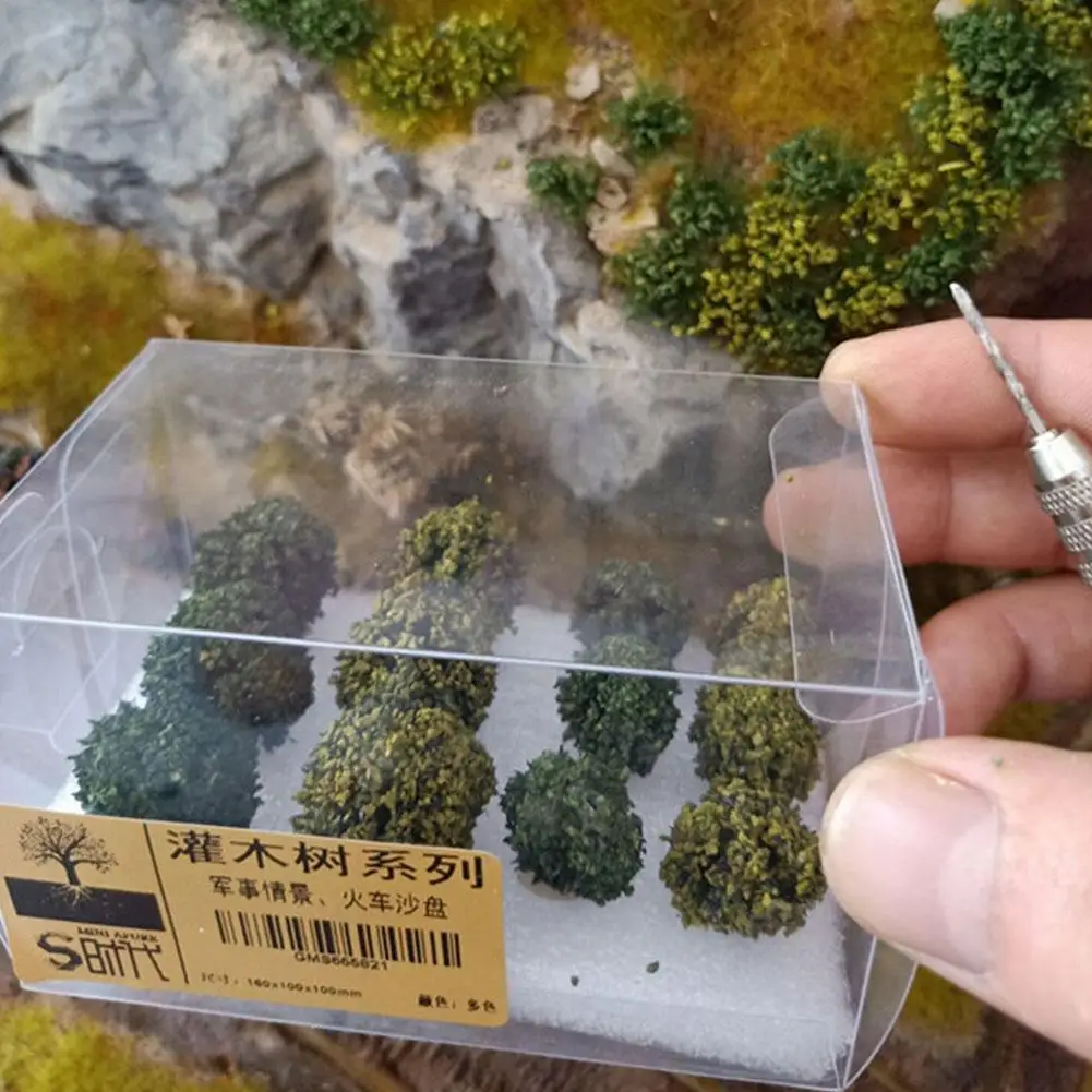 Mini Landscape Small Tree Cypress Sand Table Scene Plant Ornamental Model Handwork Material Kids Accessories Figurines Toy O8M5 | Игрушки и