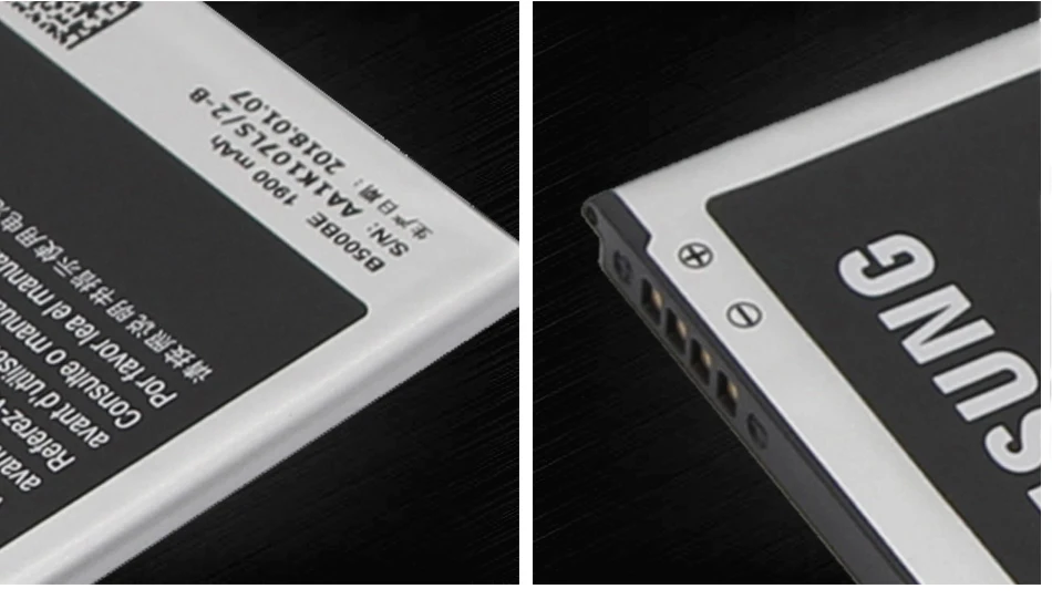Оригинальная батарея samsung B500BE 1900 ма-ч для samsung S4 мини I9190 i9192 I9195 I9198 Замена батареи с NFC 4 контакта