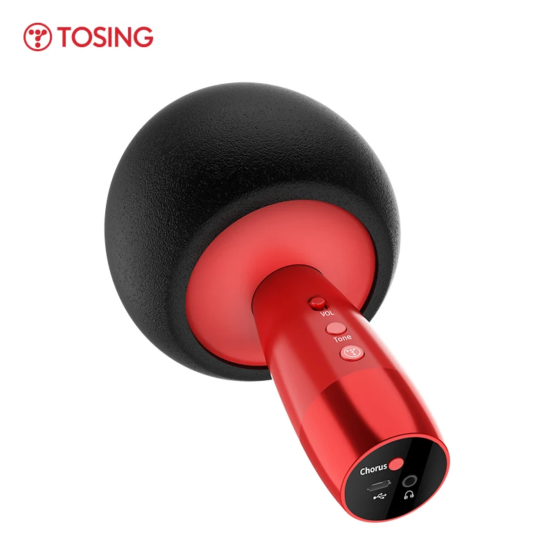TOSING V3 Hot Classic Cute Mushroom Karaoke Microphone 10W Speaker Magic Sound Effects for Kids Youngster Singing Fun to Family |