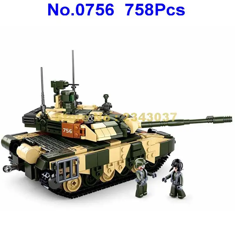 758pcs Military T90ms Main Battle Tank Building Blocks Toy | Игрушки и хобби