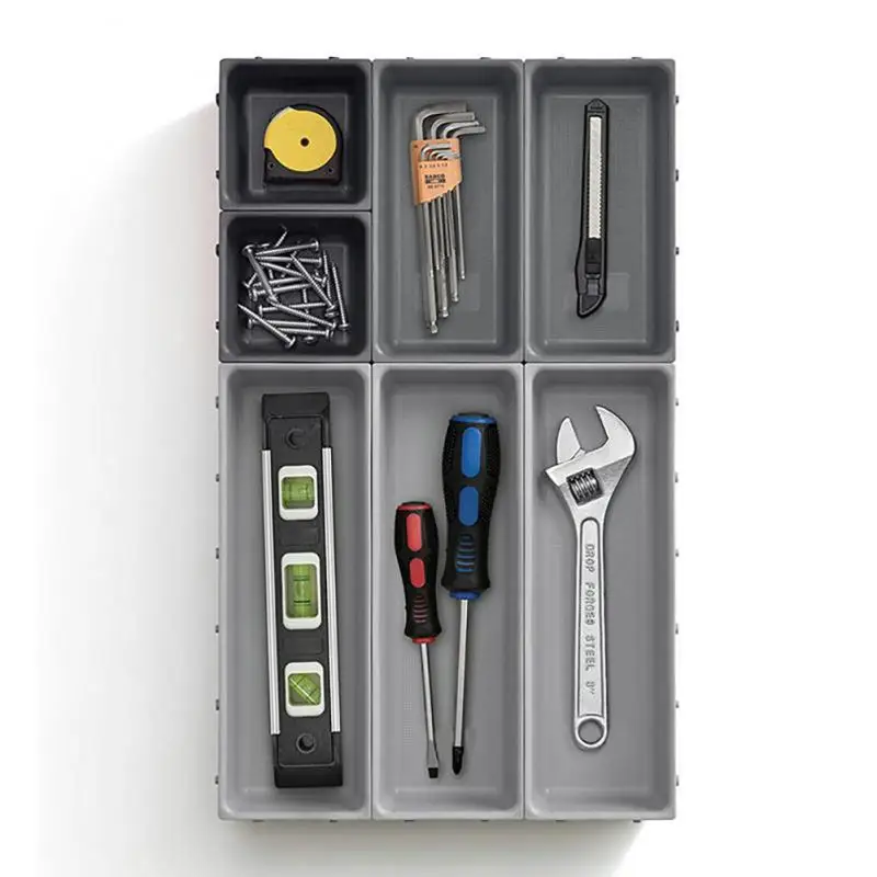 

Kitchen Cutlery Storage Box Plastic Tray Knife Holder Tableware Organizer Spoon Fork Divider Container Knife Block Holder