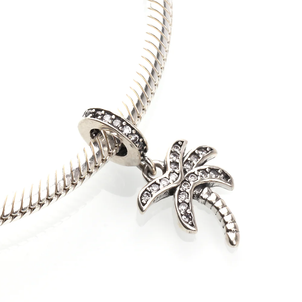 Синий стиль звезда браслет из бисера женский шарм DIY ювелирные изделия 925