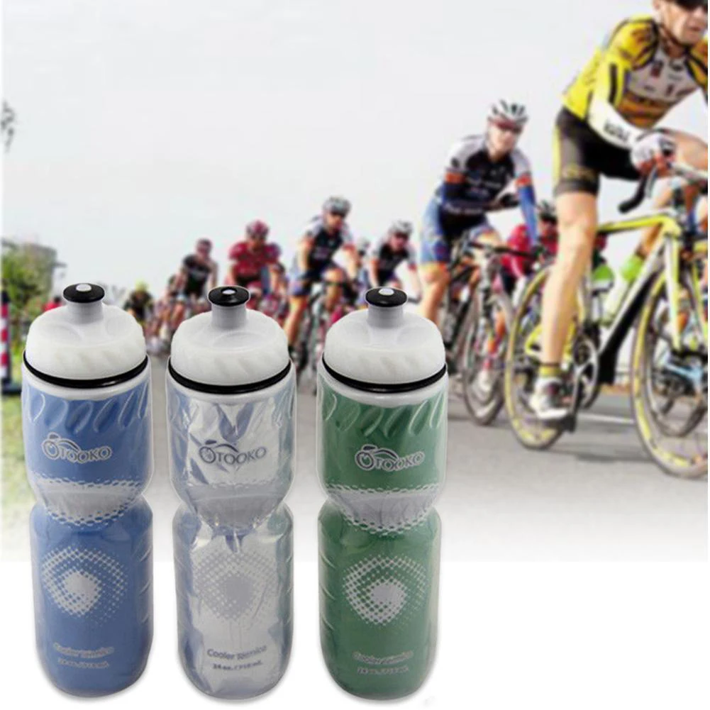 

710ml Portable Outdoor Insulated Water Bottle Bicycle Bike Cycling Sport Water Kettle Recyclable Bottle Drop shipping