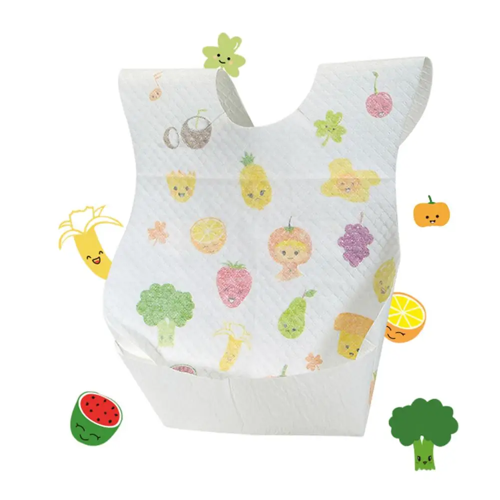 

Baby Disposable Bibs 20 PCS Baby And Infant Disposable Travel Bibs Adjustable Travel Bibs For Toddlers Soft Disposable Bibs W