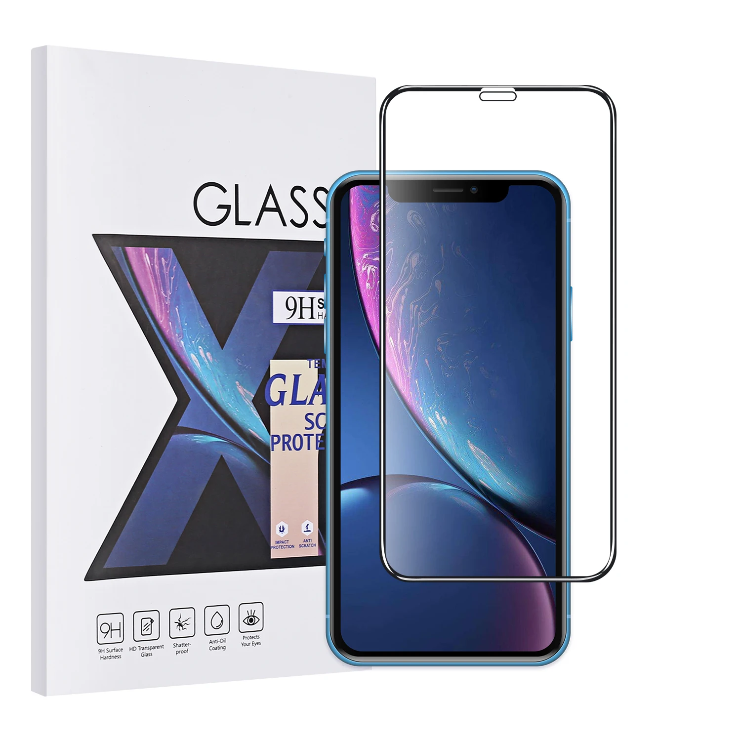 Бесплатная доставка 2019 новейший протектор экрана для Apple iPhone XR Закаленное стекло