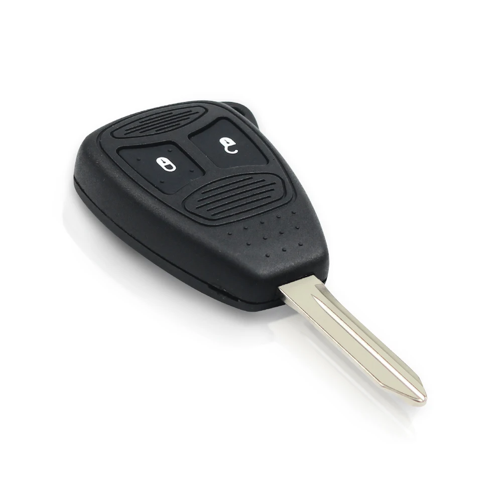 KEYYOU Remote Car Key Shell Fob Case For Chrysler 300C PT CRUISER Jeep Dodge 2 Buttons Auto Uncut Blank Blade Cover | Автомобили и