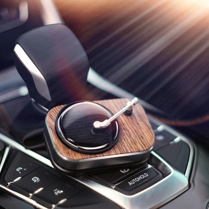 Освежитель воздуха для автомобиля вращающийся ароматизатор на солнечной