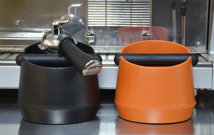 

Low Cost Espresso Dump BinCoffee Grind Knock Box Coffee Knock Slag Barrel Anti-skid Small Powder Slag Box Coffee Grounds Barrel
