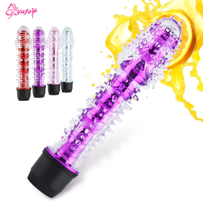 Многоскоростной вибрирующий Желейный фаллоимитатор водонепроницаемый вибратор