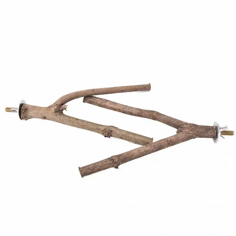 2019 Новое поступление 1 шт. 15 см Pet Parrot Raw Wood Fork Tree Branch стойка игрушка хомяк филиал