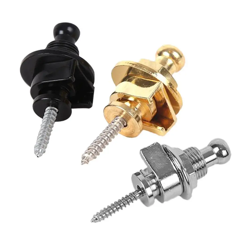 

Guitar Strap Lock Nail Delicate Durable Texture Guitar Strap Lock Button Musical Instruments Anti-slip Bass Belt Locks Nails