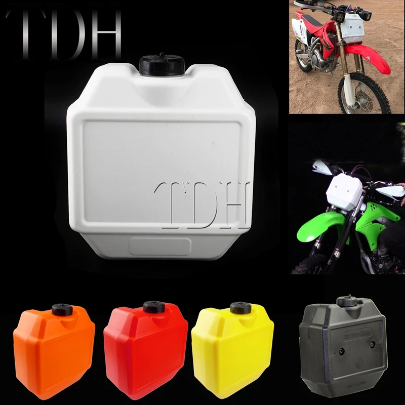 

Dirt Bike Dual Sport Motocross Front Auxiliary Gas Tank Extra Oil Fuel Carrier For Honda Yamaha CRF WR YZF DRM 125 250 450