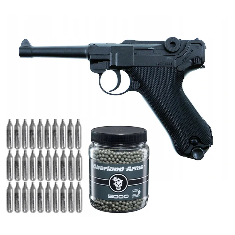 

Air gun, pistol, BB gun, carbon dioxide Gun + bullet converter + carbon dioxide tank +1500ct pellet bullet, metal wall plate