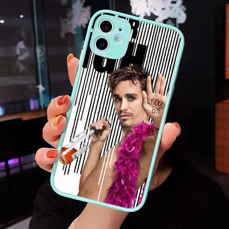 

New TV The Umbrella Academy Phone Case For iPhone 12 11 Mini Pro XR XS Max 7 8 Plus X Matte transparent blue Back Cover