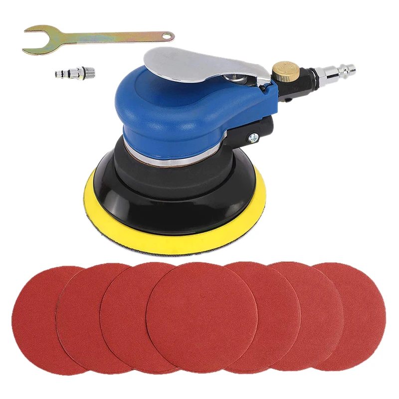 

5 Inch Air Random Orbital Sander 125 Mm Dual Action Pneumatic Sander Air Sander & Polisher For Car And Metal