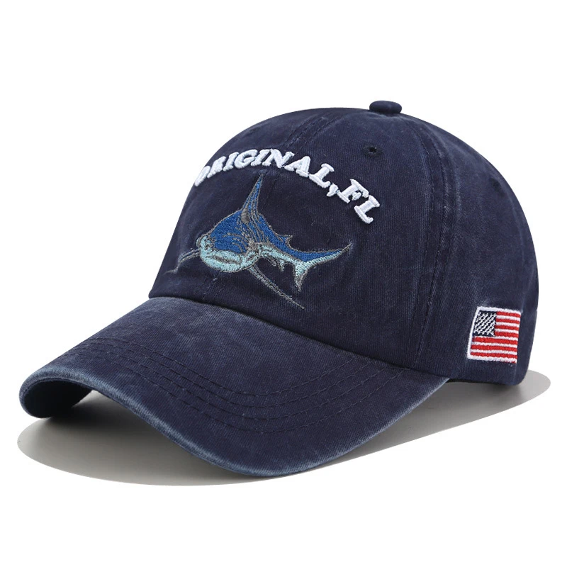 RoxCober Wholesale Washed Cotton Baseball Caps Men Retro Cap Embroidery Casquette Dad Hat For Women Gorras Planas Snapback Hats