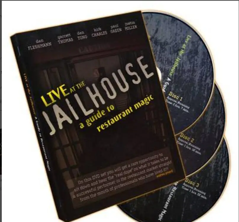 

LIVE AT THE JAILHOUSE - A GUIDE TO RESTAURANT MAGIC 3 DVD MAGIC TRICK