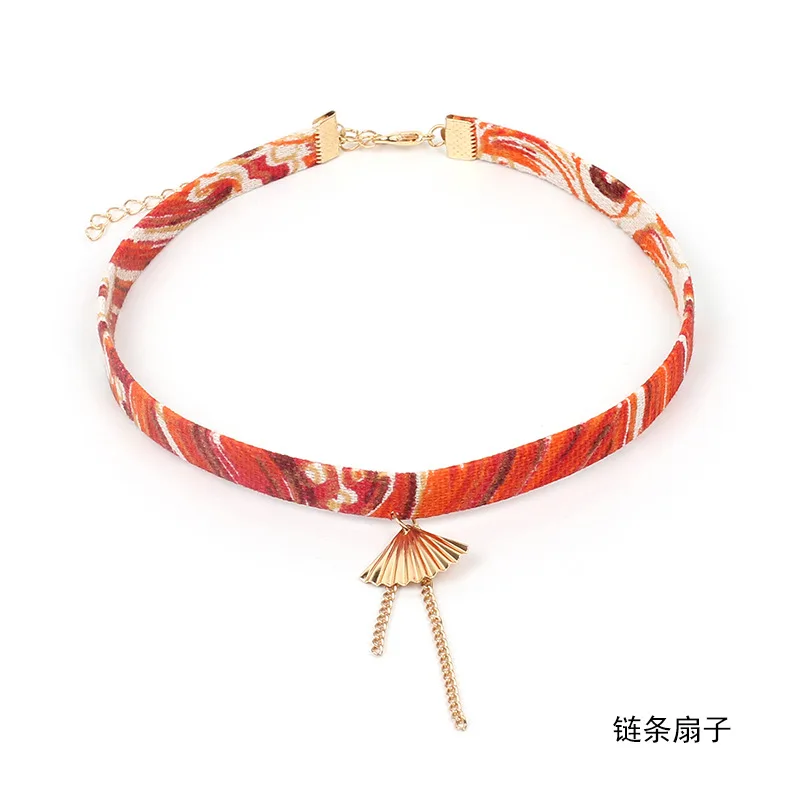 Женское Винтажное колье-чокер с подвеской в виде животного ожерелье японском