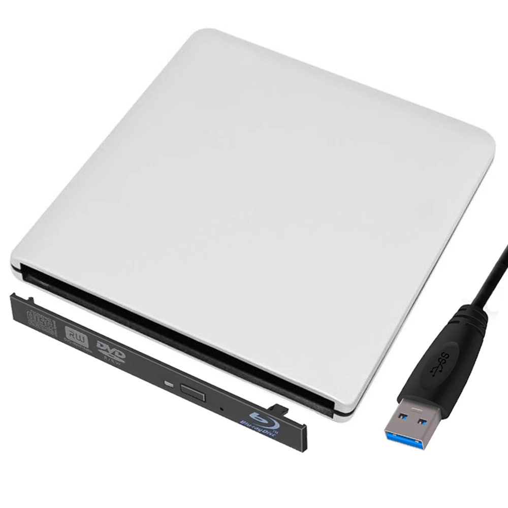 9 0/9 5 мм USB 3 0 Внешний Blu Ray оптический привод Корпус SATA DVD чехол с поддержкой Гбит/с