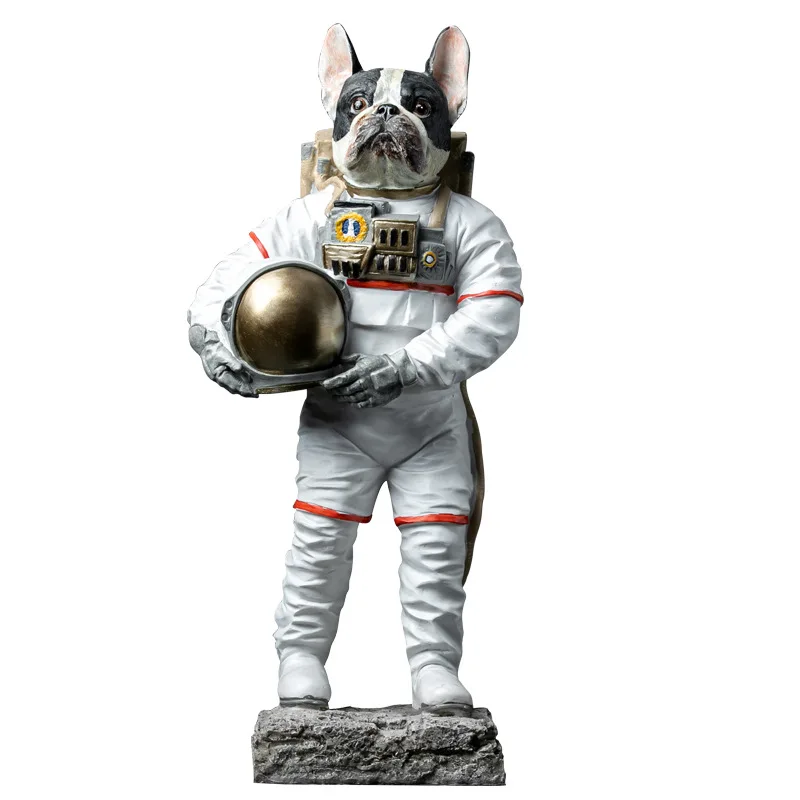 

Puppy Astronaut Statue Living Room Decoration Home Decoration Accessories Kid's Gift Nordic Figurines Desk Decoration