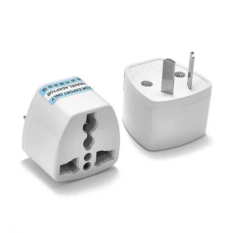 AU 2 pin plug 100 шт Универсальный США ЕС AU Великобритания штекер AC Разъем питания Международный Япония CN дорожный адаптер австралийская электрическая розетка - Цвет: AU 2 pin plug