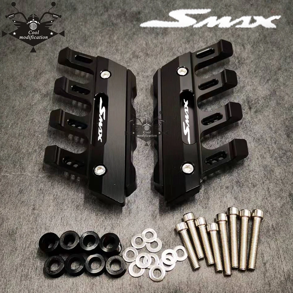 

For Yamaha SMAX 155 S-MAX 155 SMAX155 Motorcycle Accessories CNC Aluminum Front Mudguard Anti-Drop Slider Protector Cover