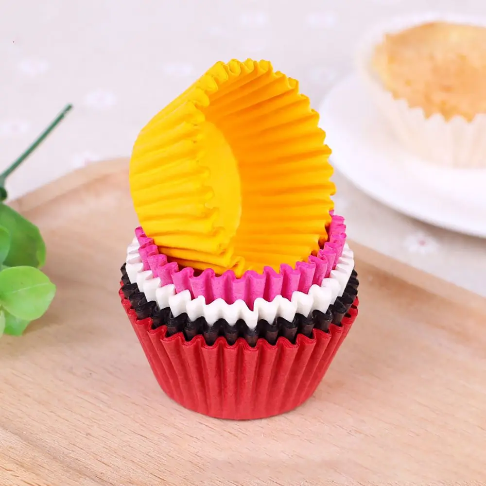 100 шт./компл. кекс Бумага чашек торта Формы для кексов форма выпечки Маффин