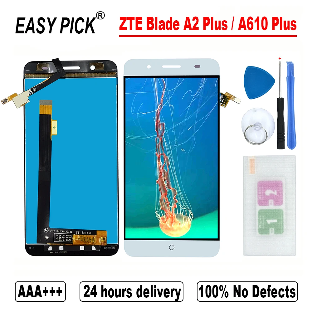Для ZTE Blade A610 Plus ЖК-дисплей кодирующий преобразователь сенсорного экрана в сборе