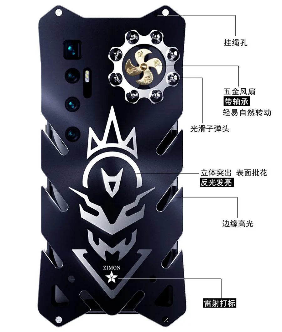 

For Xiaomi Mi 10 Ultra Zimon Luxury New Thor Heavy Duty Armor Metal Aluminum Phone Case For Xiaomi Mi 10 Ultra Case
