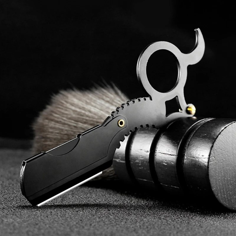Бритва Парикмахерская с прямыми краями инструмент для стрижки бороды бровей