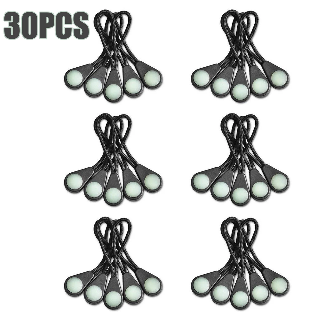 10/20 штук Ультра яркая подсветка с светится в темноте ночи застежки молнии