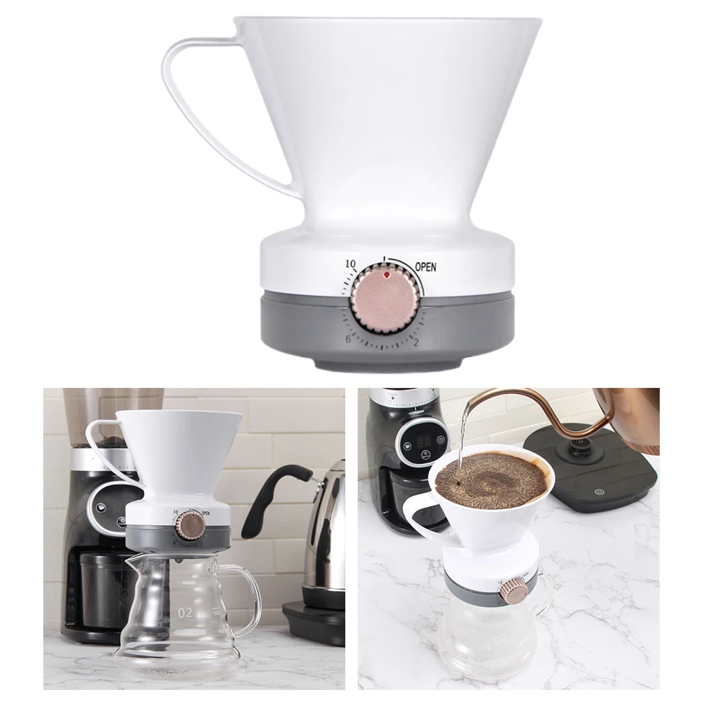 

Automatic Coffee Filter Brew Timer Drip Cup Adjustable Time Espresso Coffee Filters for Coffee Maker Coffee Accessories