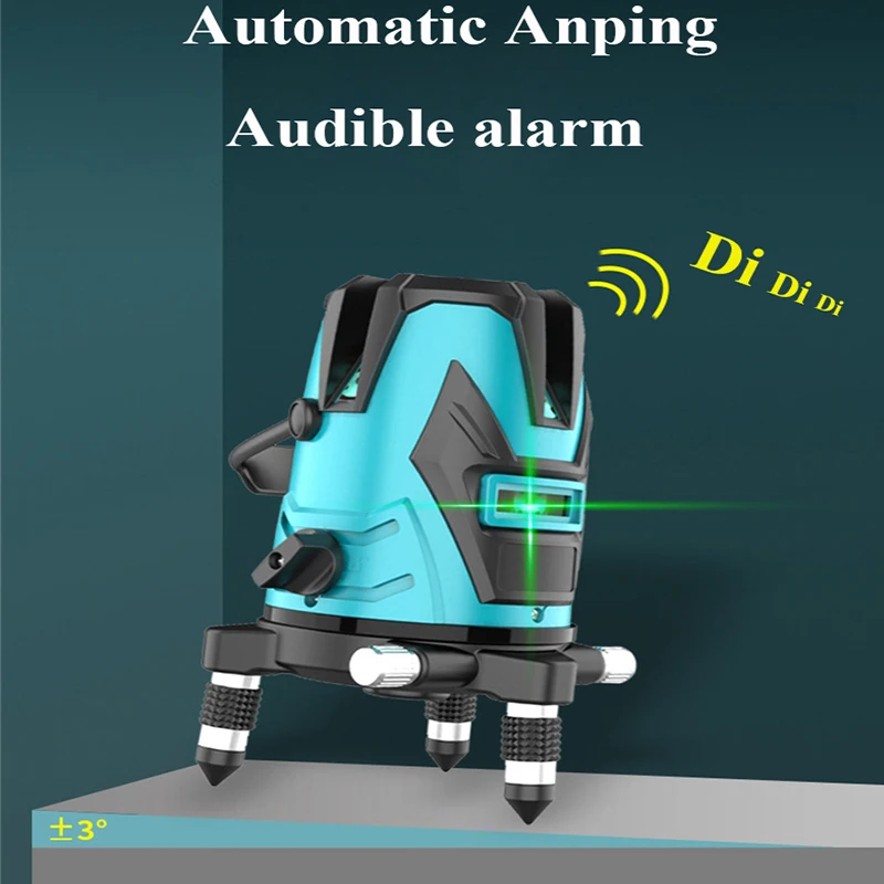 2/3/5 линий Зеленые горизонтальные и вертикальные лазеры Тонкий луч Высокая