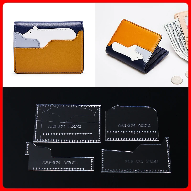 1 Набор сделай сам вручную для кожи мультяшный белый медведь сумка карт нулевой