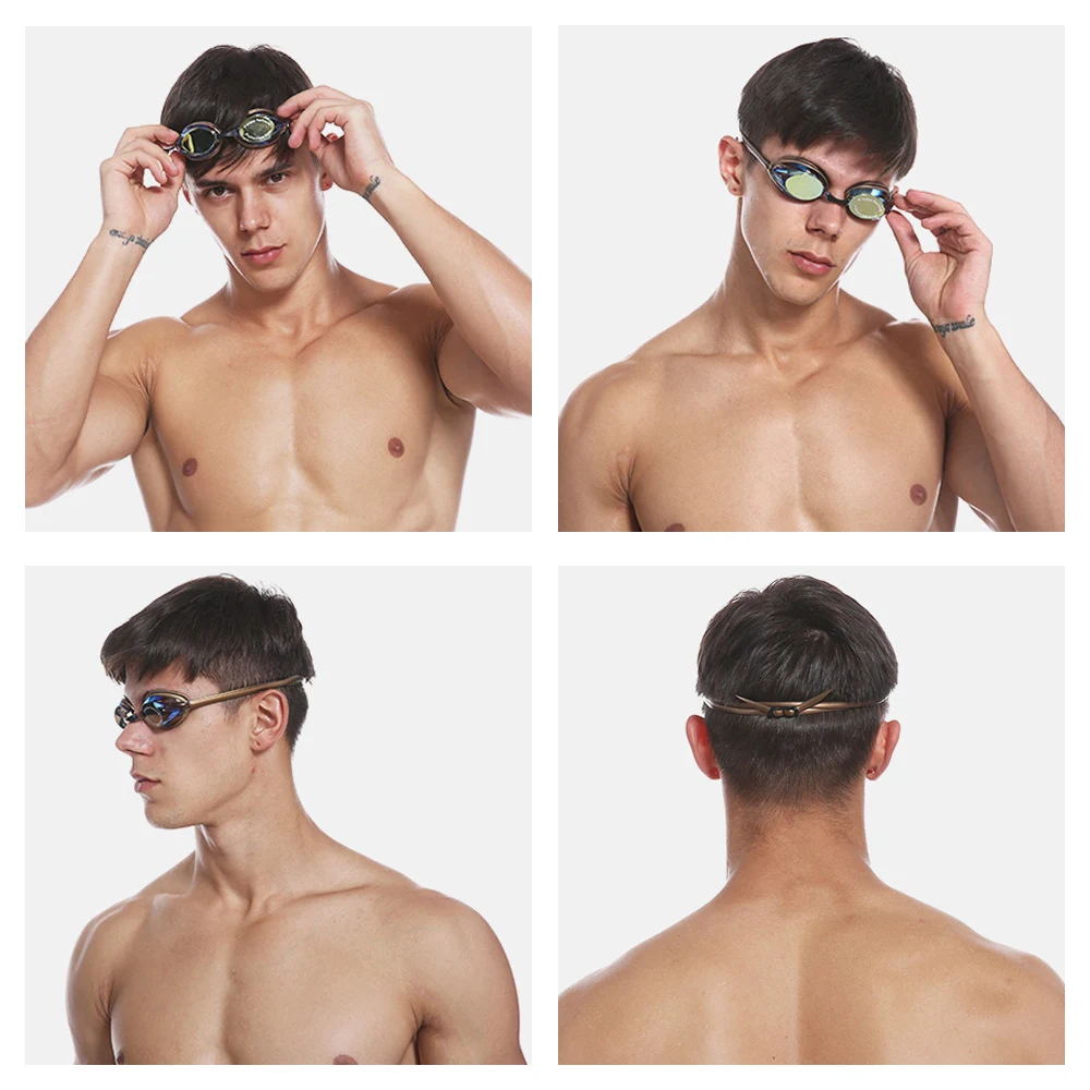 DMAR профессиональные очки для плавания анти-туман УФ с ушной затычкой мужчин и