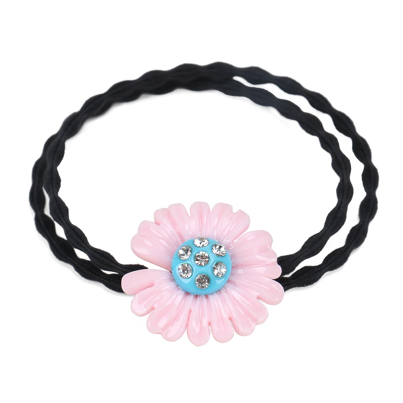 

Beach Flower Hair Accessories Casual Little Flower Rubber Band Daisy Flower Hair Band