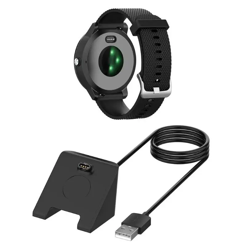 

Новинка, док-станция для быстрой зарядки USB, подставка-держатель для Garmin Fenix 6S 6X 6 5S 5X 5 Plus Active Vivoactive 4 Instinct